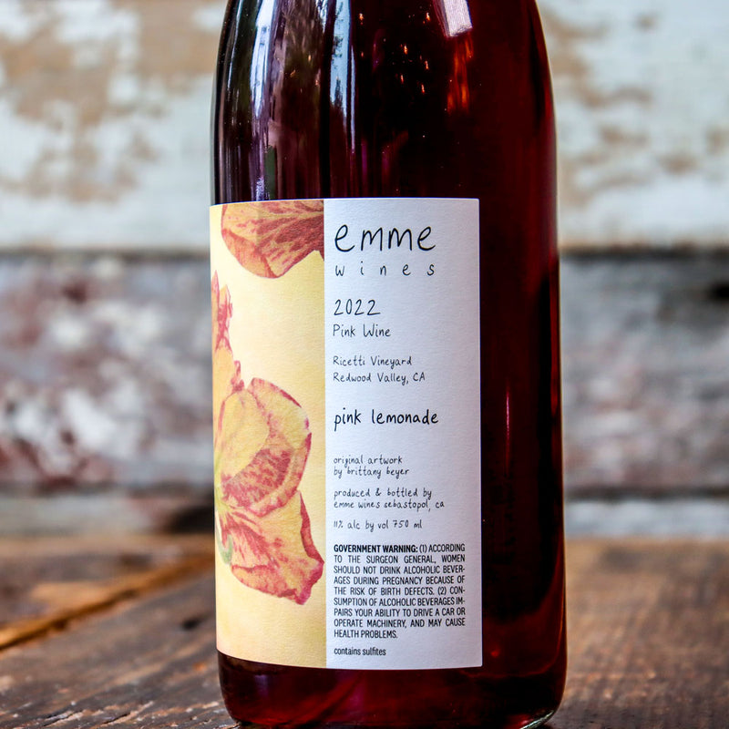 Emme Wines Pink Lemonade Rose California 750ml