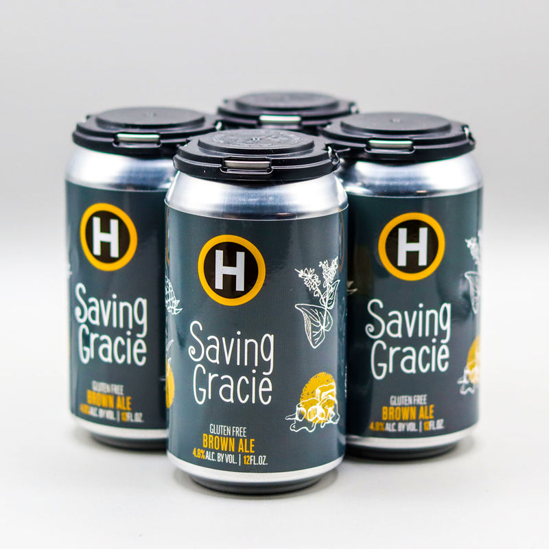 Hinterland Saving Grace Gluten Free Brown Ale 12 FL. OZ. 4PK Cans
