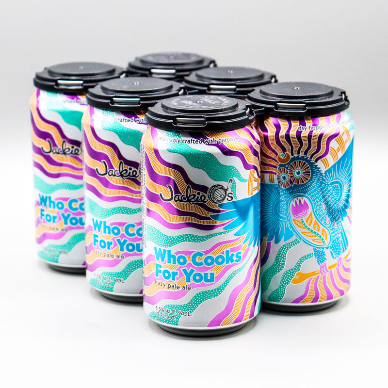 Jackie O's Who Cooks For You Hazy IPA 12 FL. OZ. 6PK Cans