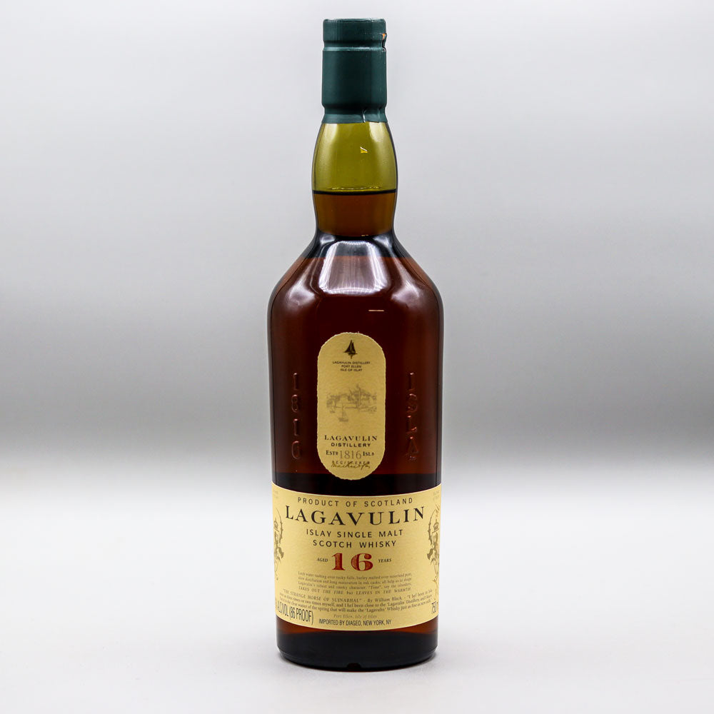 Lagavulin 16 Year Islay Single Malt Scotch Whisky 750ml.