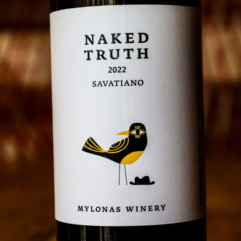 Mylonas Winery Naked Truth Savatiano Skin Contact White Greece 750ml