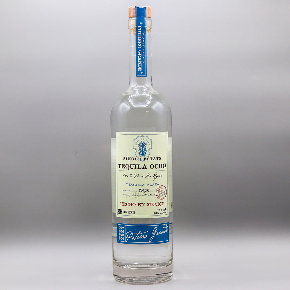 Tequila Ocho Tequila Blanco 750ml.