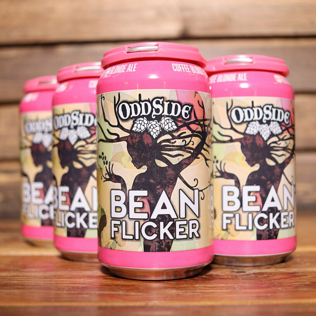 OddSide Ales Bean Flicker Coffee Blonde Ale 12 FL. OZ. 6PK Cans