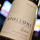 Apolloni Pinot Blanc Willamette Valley Oregon 750ml.