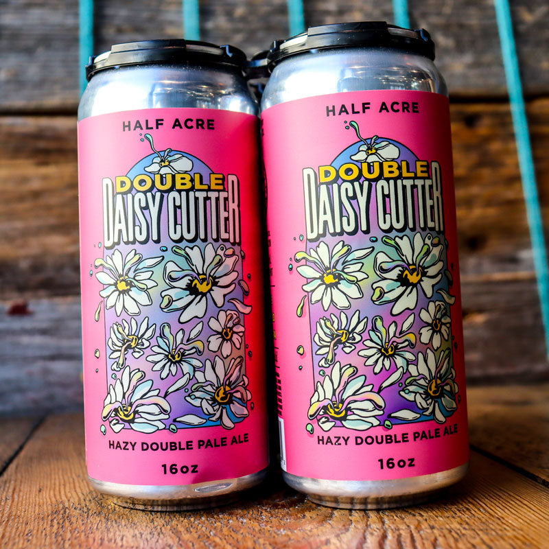 Half Acre Double Daisy Cutter Hazy Double Pale Ale 16 FL. OZ. 4PK Cans