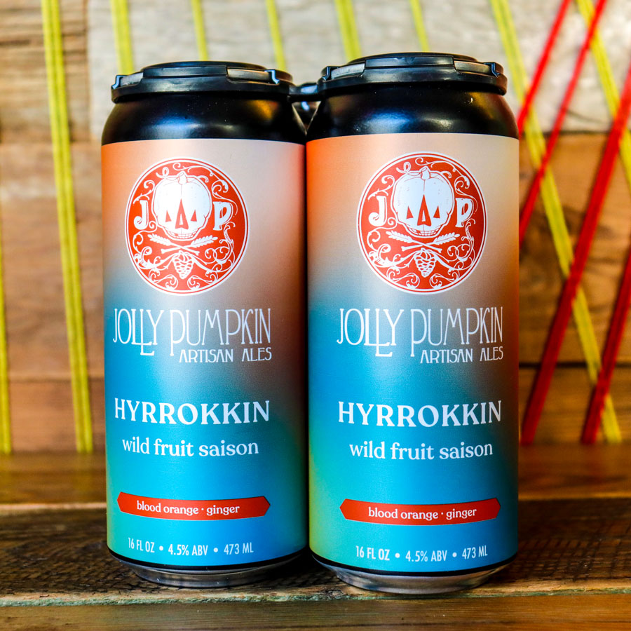 Jolly Pumpkin Hyrrokkin Wild Fruit Saison with Blood Orange and Ginger