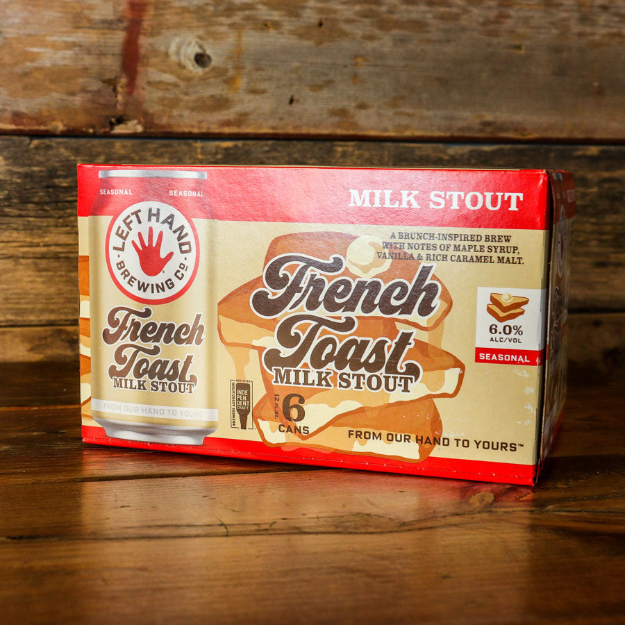 Left Hand French Toast Milk Stout 12 FL. OZ. 6PK Cans