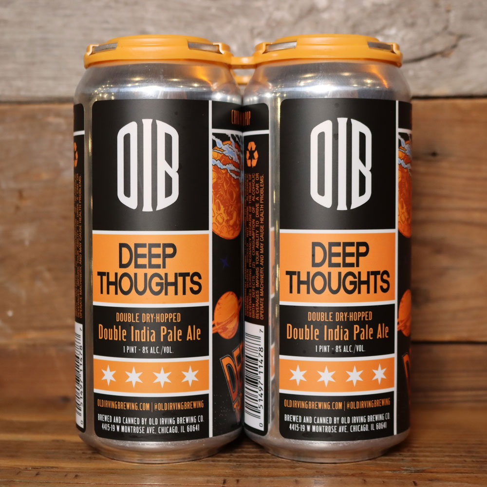 Old Irving Deep Thoughts DDH DIPA 16 FL. OZ. 4PK Cans