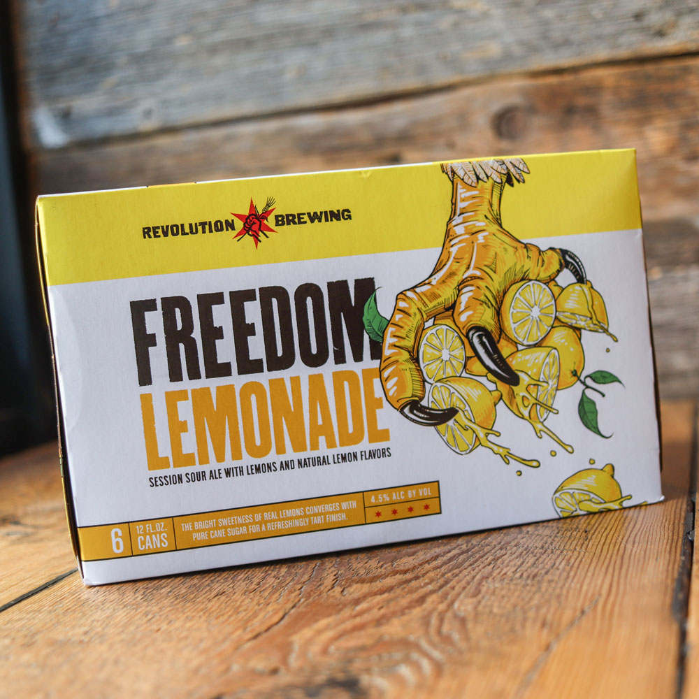 Revolution Freedom Lemonade Session Sour Ale 12 FL. OZ. 6PK Cans