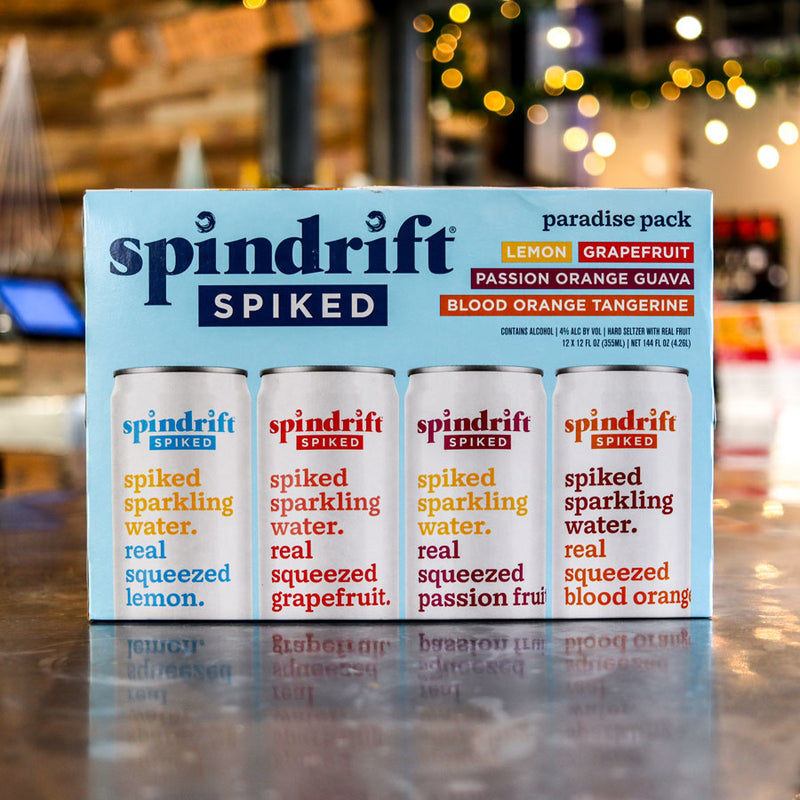 Spindrift Spiked Sparkling Water Paradise Variety Pack 12 FL. OZ. 12PK Cans