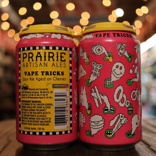 Prairie Vape Tricks Cherry Sour 12 FL. OZ. 4PK Cans Prairie Vape Tricks Cherry Sour 12 FL. OZ. 4PK Cans
