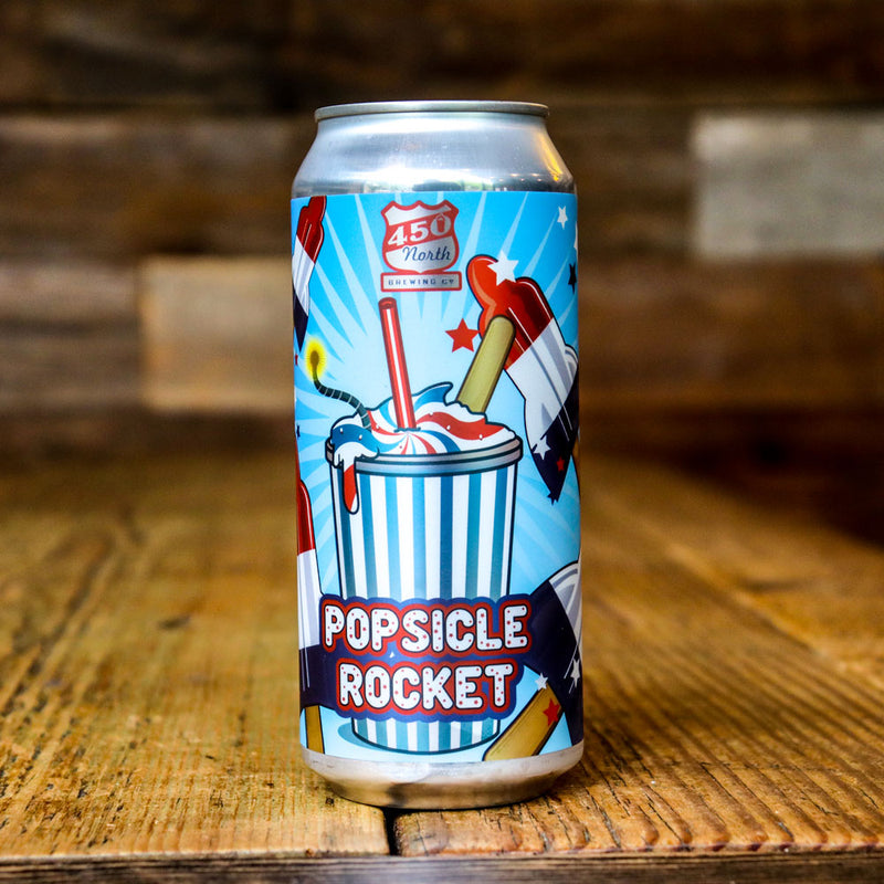 450 North Popsicle Rocket Smoothie Sour Ale 16 FL. OZ. Can