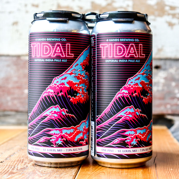 4 Hands Tidal Imperial IPA 16 FL. OZ. 4PK Cans