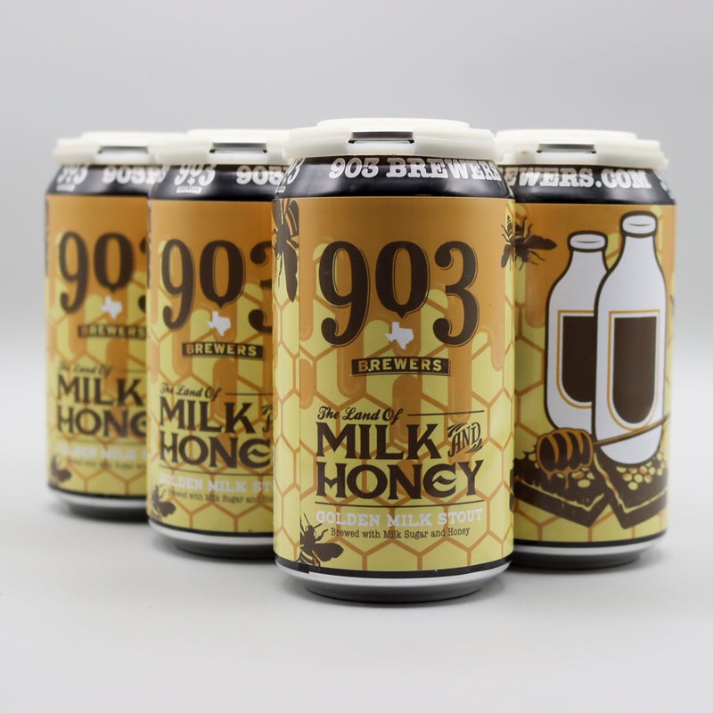 903 Land Of Milk & Honey Golden Milk Stout 12 FL. OZ. 6PK Cans