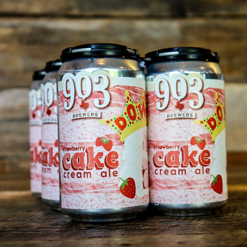 903 Brewers Strawberry Cake Cream Ale 12 FL. OZ. 6PK Cans