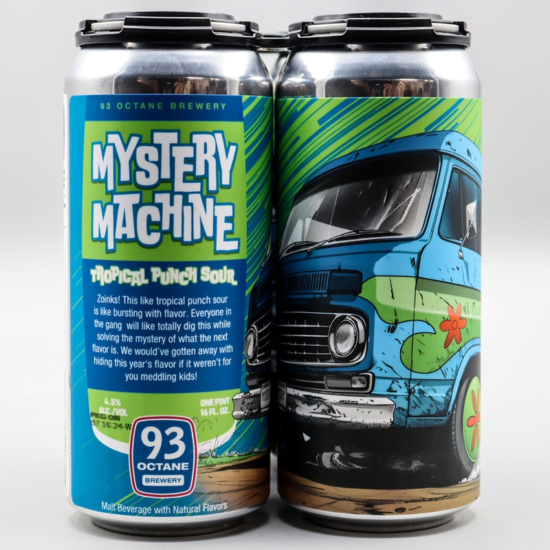 93 Octane Mystery Machine Tropical Punch Sour 16 FL. OZ. 4PK Cans