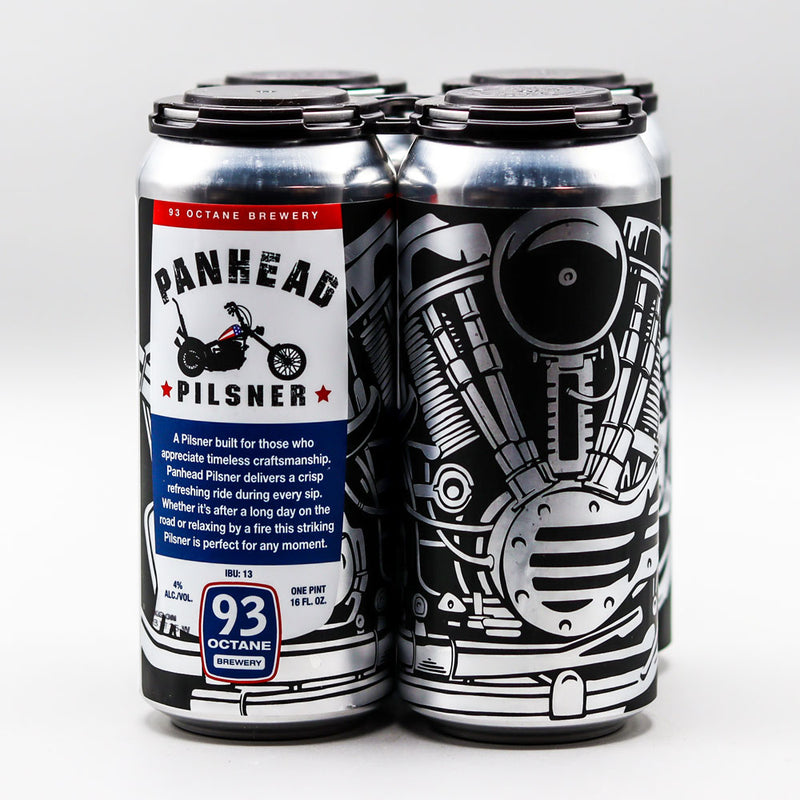93 Octane Panhead Pilsner 16 FL. OZ. 4PK Cans