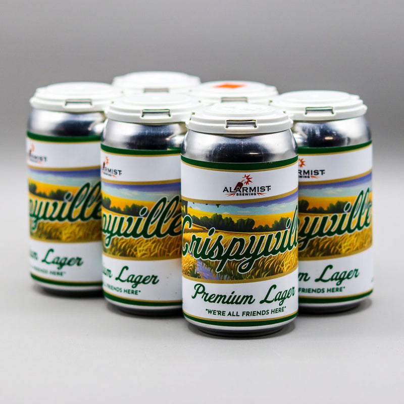 Alarmist Crispyville Premium Lager 12 FL. OZ. 6PK Cans