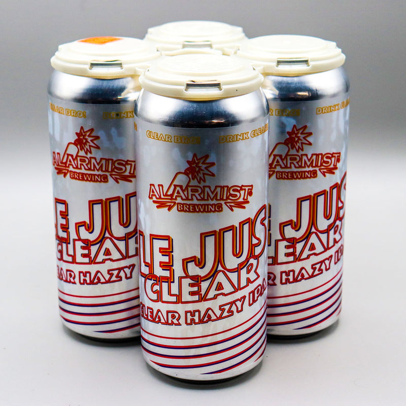 Alarmist Le Jus Clear Clear Hazy IPA 16 FL. OZ. 4PK Cans