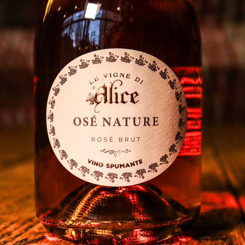 Alice Ose Nature Brut Sparkling Rose Italy 750ml