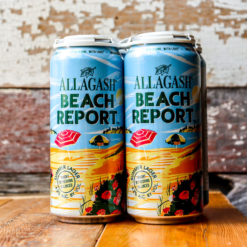 Allagash Beach Report Summer Lager 16 FL. OZ. 4PK Cans