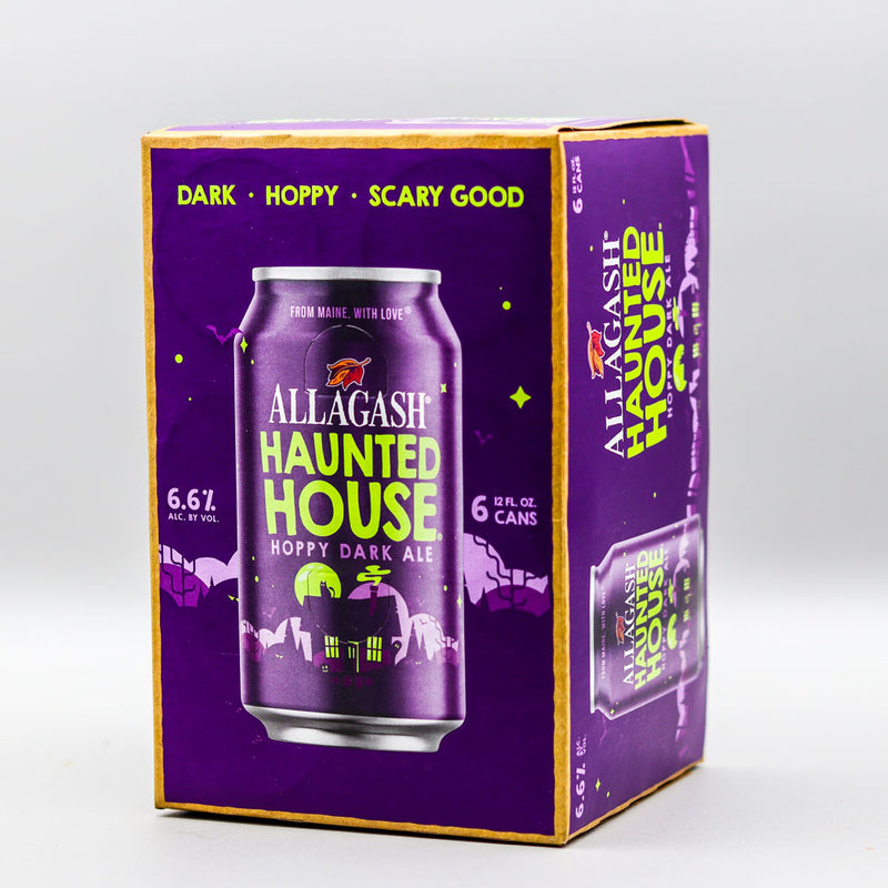 Allagash Haunted House Hoppy Dark Ale 12 FL. OZ. 6PK Cans