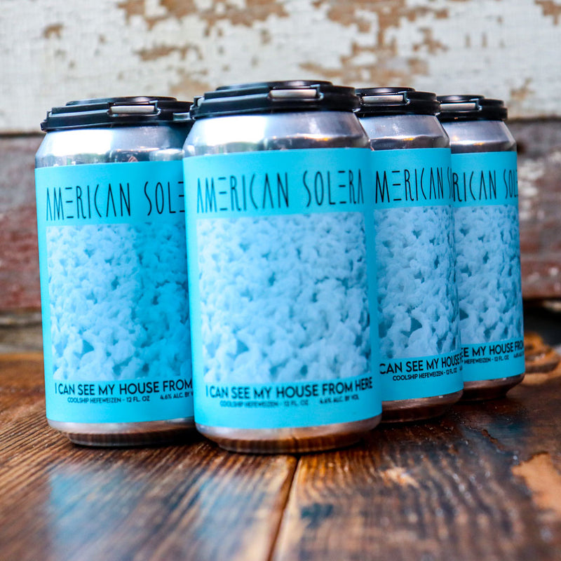 American Solera I can See My House Wheat Ale 12 FL. OZ. 4PK Cans