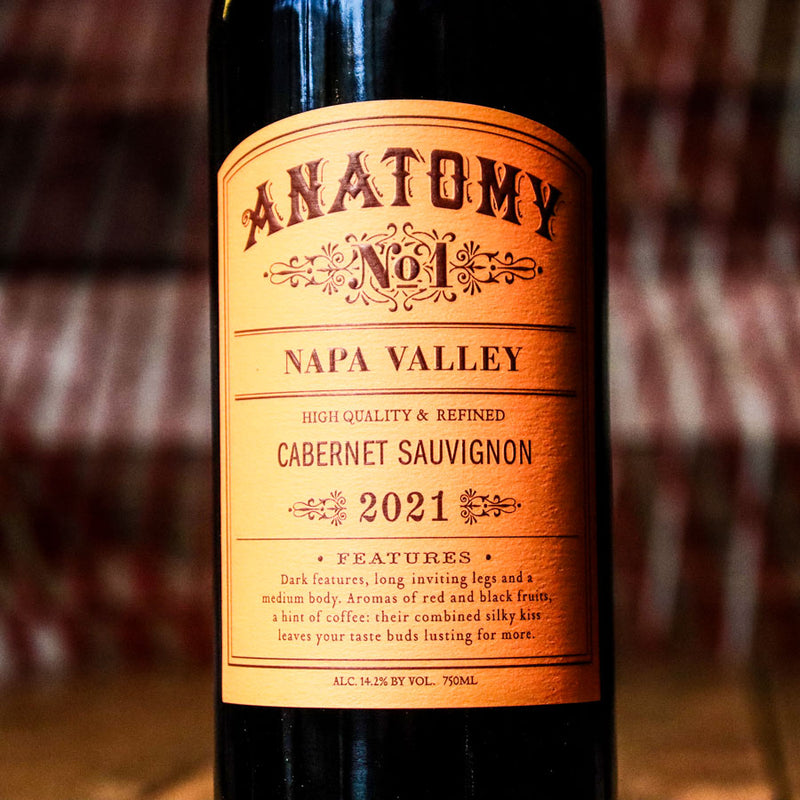 Anatomy Number One Cabernet Sauvignon Napa Valley California 750ml