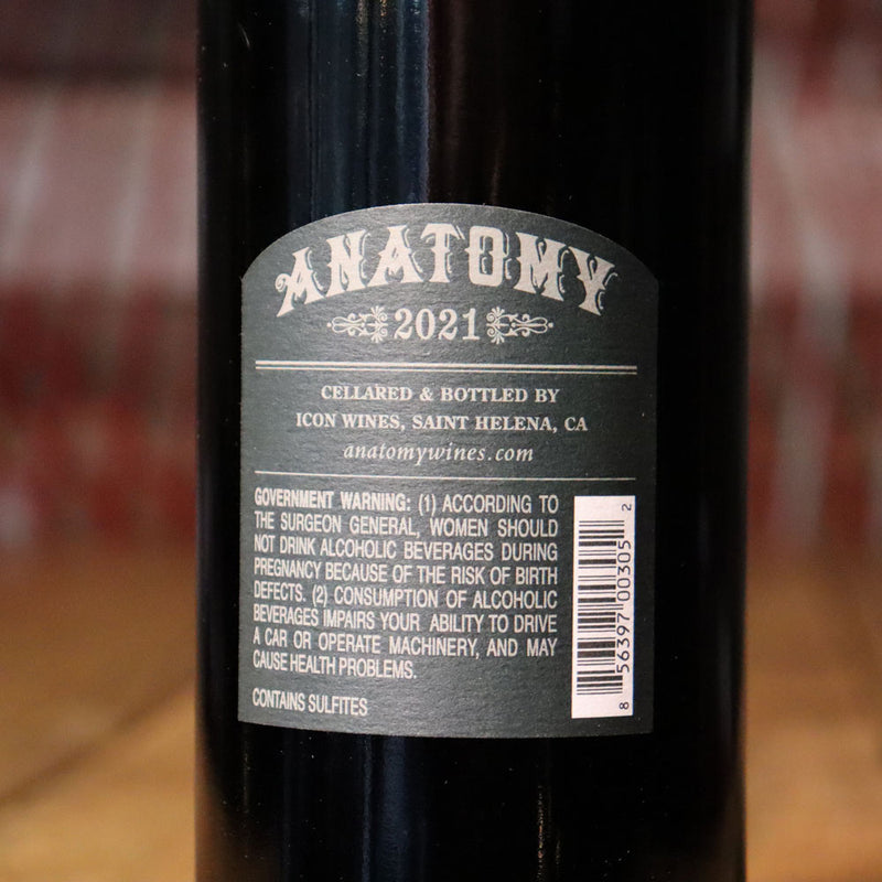 Anatomy Number One Cabernet Sauvignon Napa Valley California 750ml