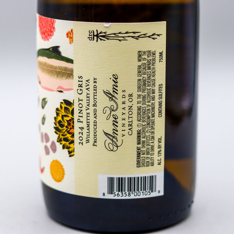 Anne Amie Pinot Gris Willamette Valley Oregon 750ml.