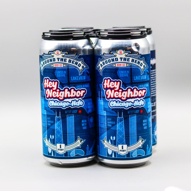 Around The Bend Hey Neighbor Hefeweizen 16 FL. OZ. 4PK Cans