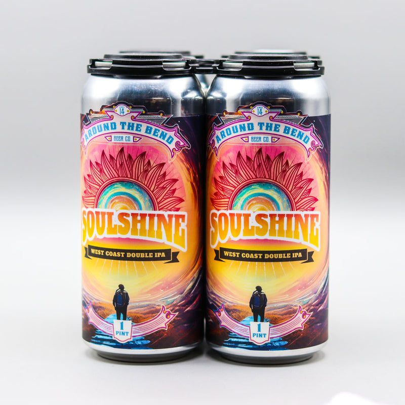 Around The Bend Soulshine West Coast DIPA 16 FL. OZ. 4PK Cans