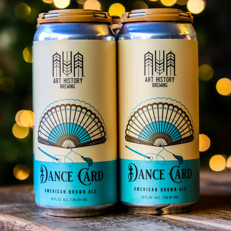 Art History Dance Card Brown Ale 16 FL. OZ. 4PK Cans