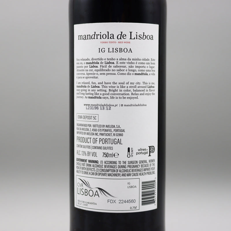 Aveleda Mandriola de Lisboa Vinho Tinto Portugal 750ml