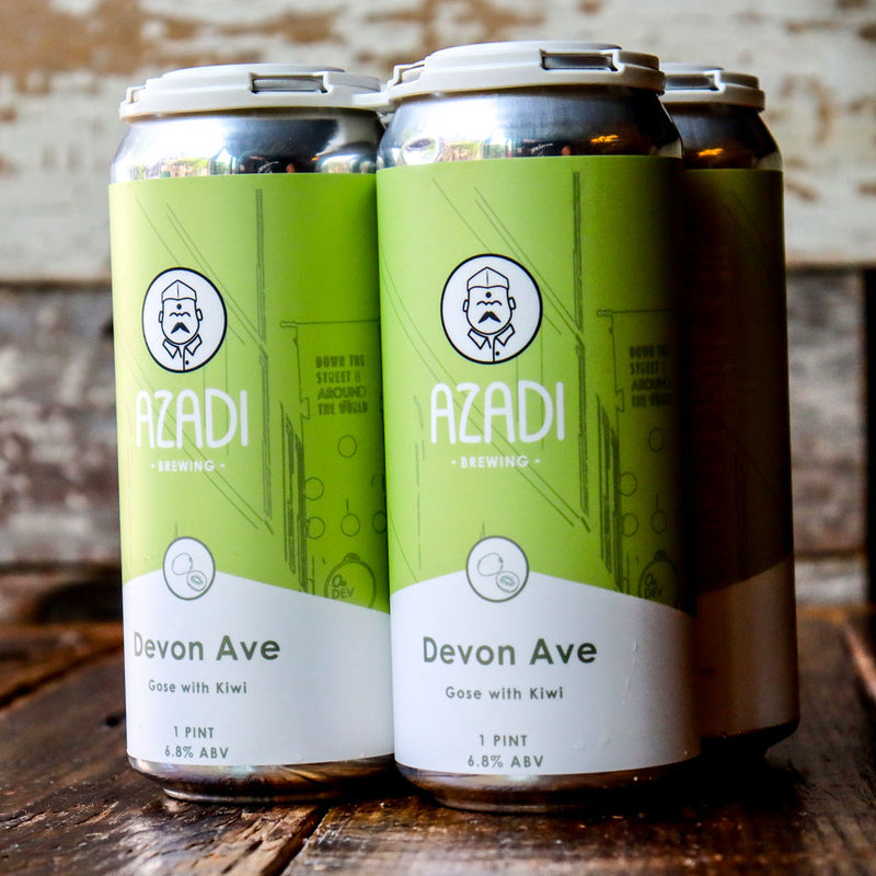 Azadi Devon Ave Gose w Kiwi 16 FL. OZ. 4PK Cans