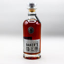 Baker's Single Barrel 13 Year Bourbon Whiskey 750ml.