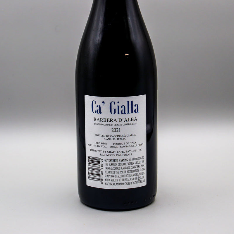 Ca'Gialla Barbera d'Alba Red Wine Italy 750ml
