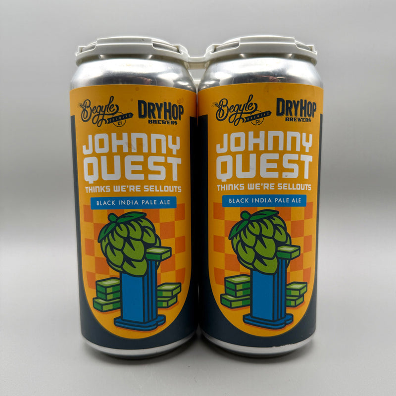 Begyle/Dry Hop Johnny Quest Thinks We're Sellouts Black IPA 16 FL. OZ. 4PK Cans