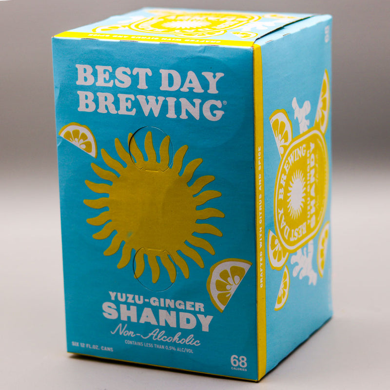 Best Day Non Alcoholic Yuzu Ginger Shandy 12 FL. OZ. 6PK Cans