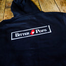 Bitter Pops Unisex Full Zip Black Hoodie w/ Patch