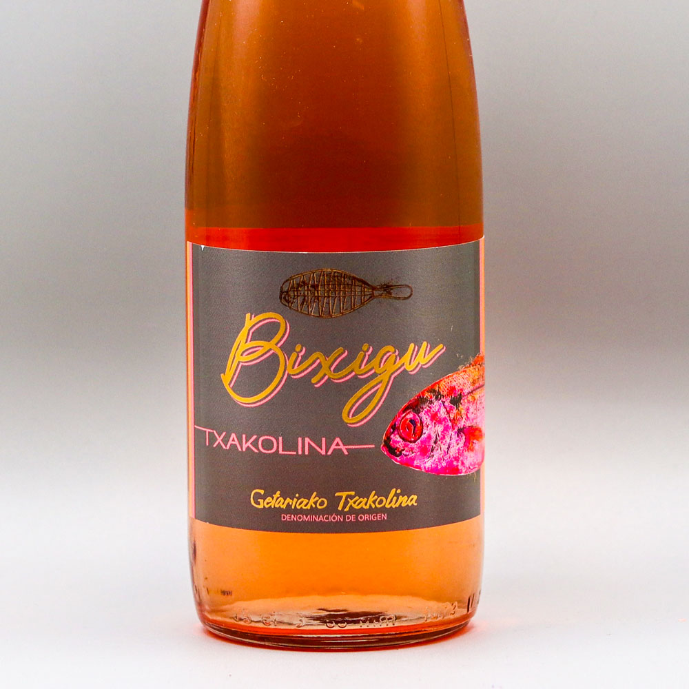 Bodega Gaintza Bixigu Txakolina Rose Wine Spain 750ml