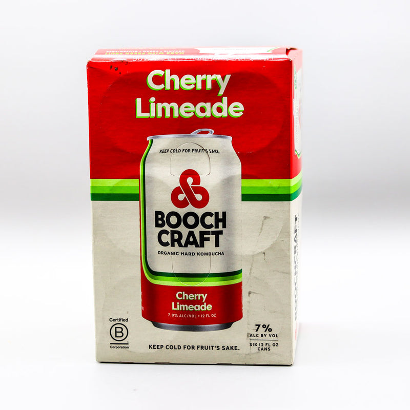 Boochcraft Hard Kombucha Cherry Limeade 12 FL. OZ. 6PK Cans