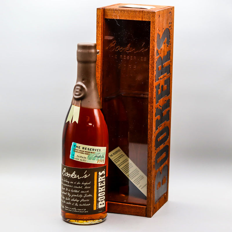 Booker's The Reserves 2025 Bourbon Finished in Tequila Barrels 750ml.
