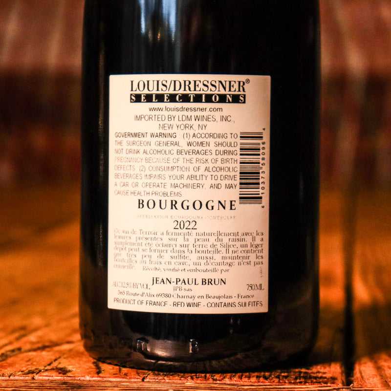 Jean Paul Brun Terres Dorees Bourgogne Pinot Noir France 750ml
