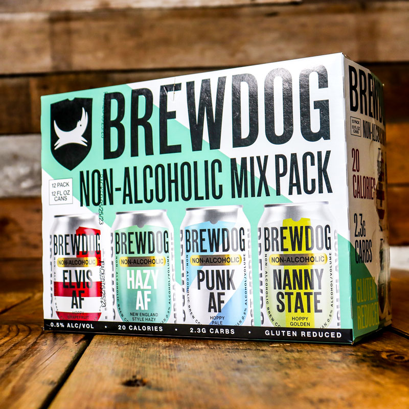 Brewdog Non Alcoholic Beer Variety Pack 12 FL. OZ. 12PK Cans
