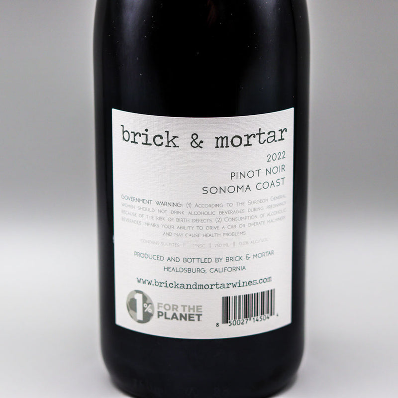 Brick & Mortar Sonoma Coast Pinot Noir California 750ml