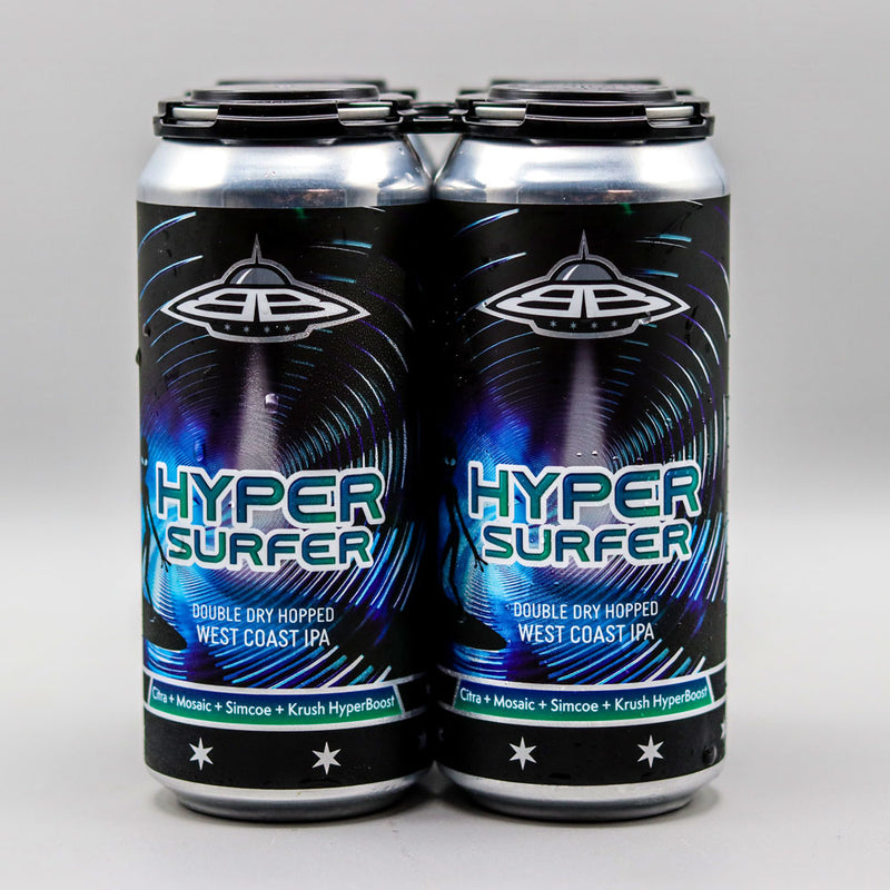 Brothership Hyper Surfer DDH West Coast IPA 16 FL. OZ. 4PK Cans