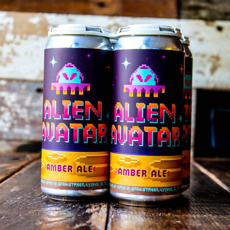 Buckledown Alien Avatar Amber Ale 16 FL. OZ. 4PK Cans