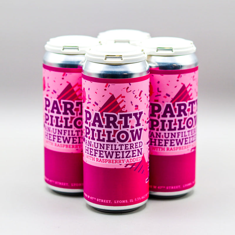 Buckledown Pillow Party Raspberry Hefeweizen 16 FL. OZ. 4PK Cans