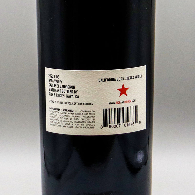 Ride and Ridden Cabernet Sauvignon Napa Valley California 750ml